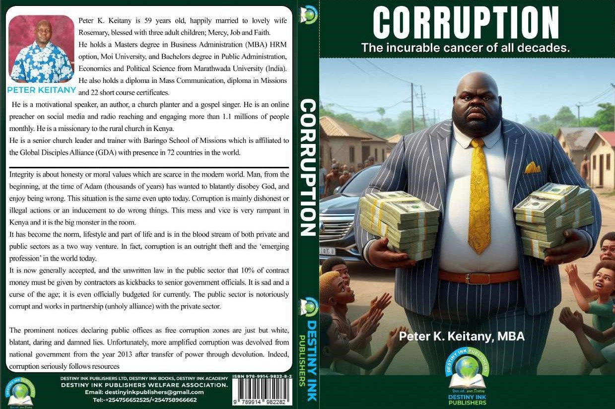 Corruption book by Peter Keitany